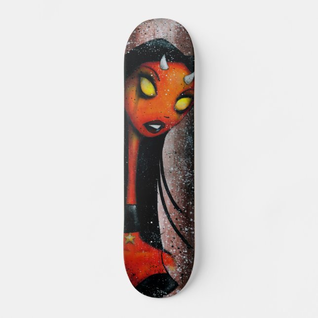 Skateboard Plate-forme de patin de fille de démon (Recto)