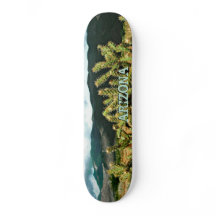 Plate-forme de planche à roulettes de cactus de