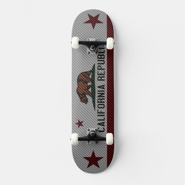 Skateboard Plate-forme de planche à roulettes de fibre de (Recto)