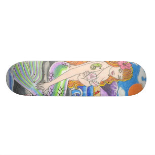 Skateboard Plate-forme de planche à roulettes de sirène