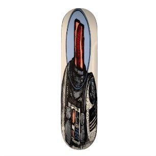 Skateboard Plate-forme de planche à roulettes "d'homme de