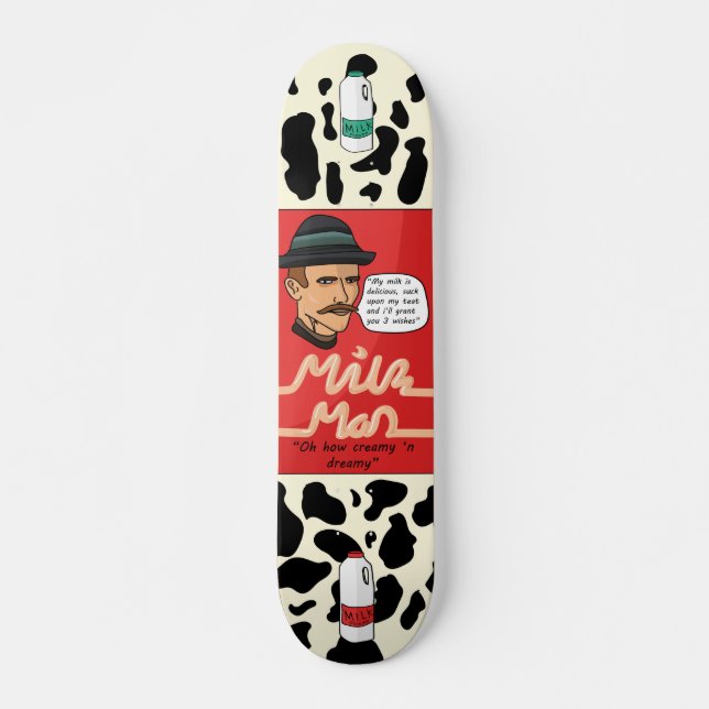 Skateboard Plate-forme de planche à roulettes d'homme de lait (Devant)