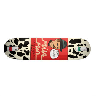 Skateboard Plate-forme de planche à roulettes d'homme de lait