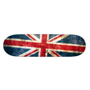 Skateboard Plate-forme d'Union Jack