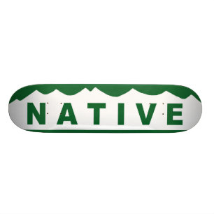 Skateboard Plate-forme indigène de planche à roulettes de