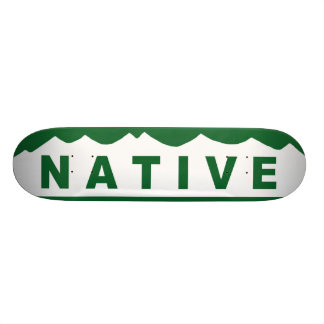 Skateboard Plate-forme indigène de planche à roulettes de
