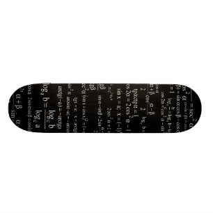 Skateboard Plate-forme mathématique de planche à roulettes de