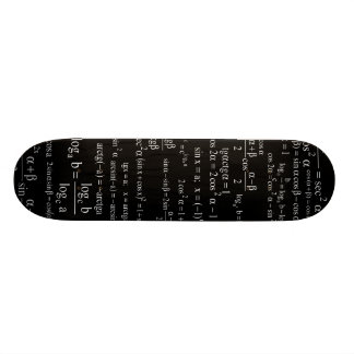 Skateboard Plate-forme mathématique de planche à roulettes de