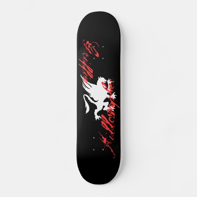 Skateboard Plate-forme noire de planche à roulettes de (Recto)
