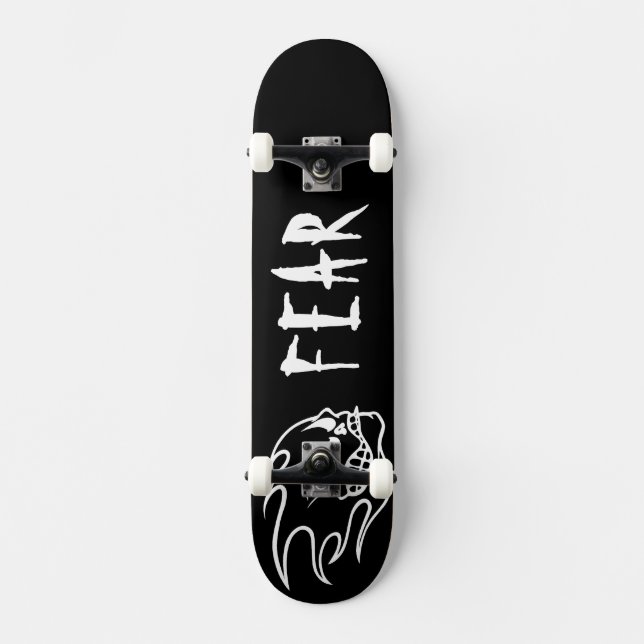 Skateboard Plate-forme noire de planche à roulettes de (Recto)