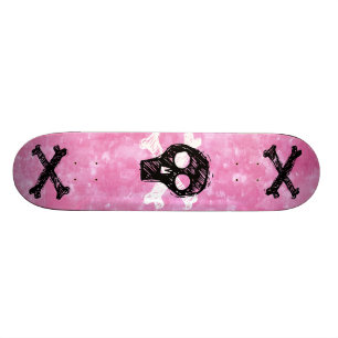 Skateboard Plate-forme noire de planche à roulettes de ciel