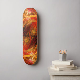Skateboard Plateau d'art Abstrait Firestorm