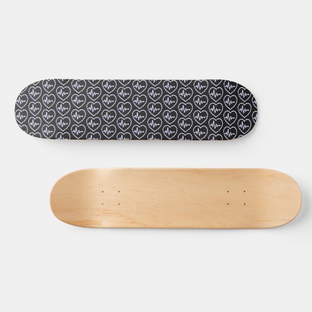 Skateboard Plateau de planche à roulettes Heart Check (Horz)