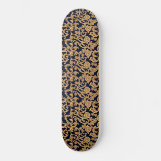 Skateboard Plateau de trinket motif feuille et fleur plateau