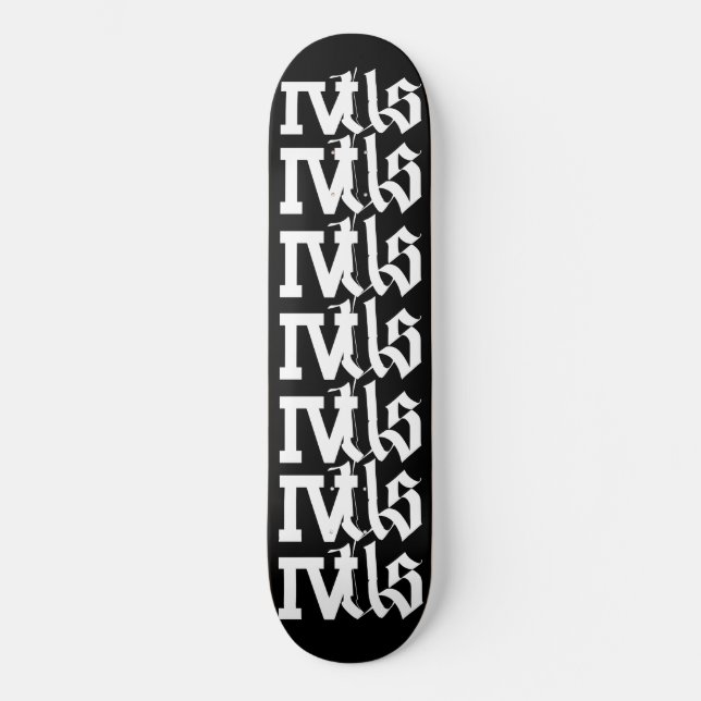 Skateboard Plateau "Uniforme Classique" (Recto)