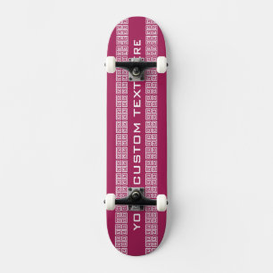 Skateboard Platins à skis personnalisés Motifs grecs