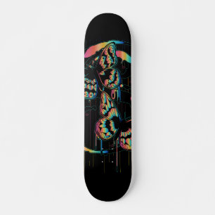 Skateboard Pluie papillon