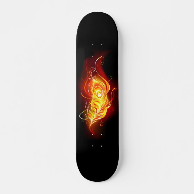Skateboard Plumes de paquetage de feu (Devant)
