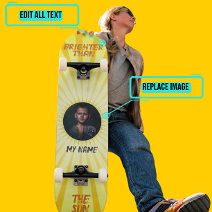Skateboard Plus brillant que le soleil