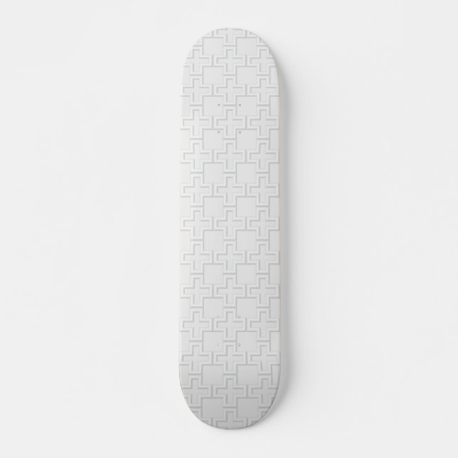 Skateboard Plus Motif de surface incorporé (Devant)