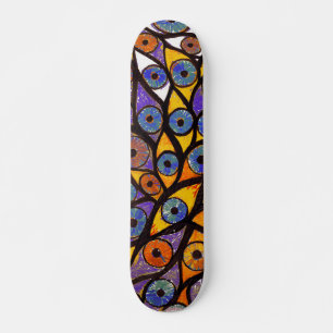 Skateboard Plusieurs yeux