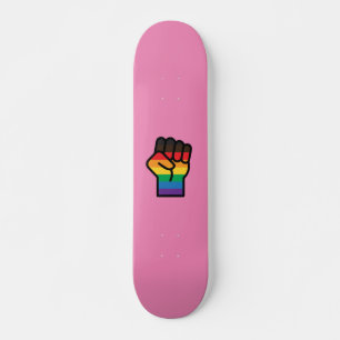 Skateboard Poing gay pride