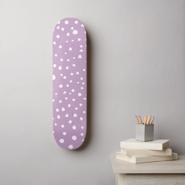 Skateboard Points Dalmatiens Lilac, Points Dalmatiens, Pots D (Art mural)