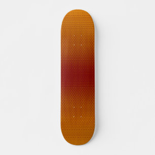 Skateboard Points jaune-orange-rouge tableau de bord personna