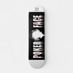 Skateboard Poker Face, Original MrEco Design