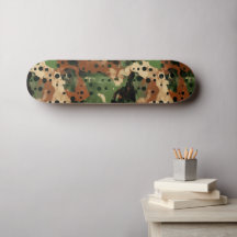 Polcamo Brown Polka Dot et Camouflage hybride
