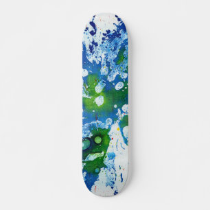 Skateboard Polychromoptique #14 par Michael Moffa