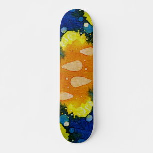 Skateboard Polychromoptique de la mort