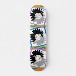 Skateboard Pont à fleurs