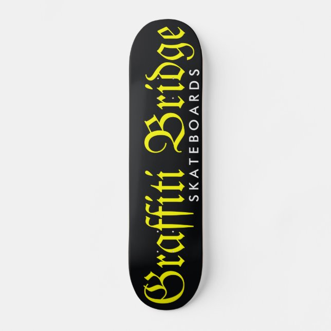 Skateboard Pont de Graffiti (Recto)