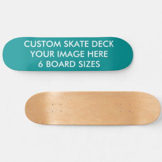 Skateboard PONT DE PATINAGE PERSONNALISÉ 8 Patins TURQUOISES 
