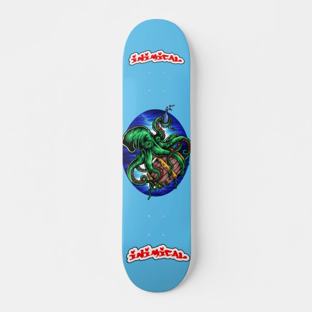 Skateboard Pont de pieuvre inimitable (Devant)