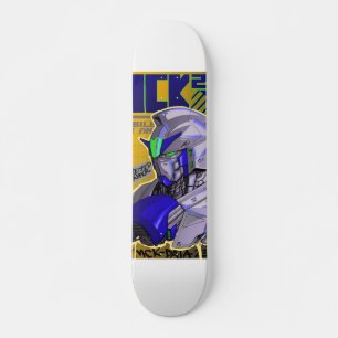 Skateboard pont de skate inspiré de gundam