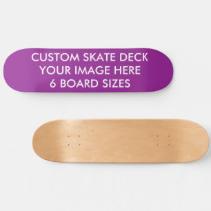 SKATEBOARD PONT DE SKATE PERSONNALISÉ 8 PONTS PLUM PURPLE 1/2