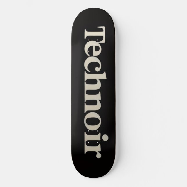 Skateboard Pont TechNoir (Recto)