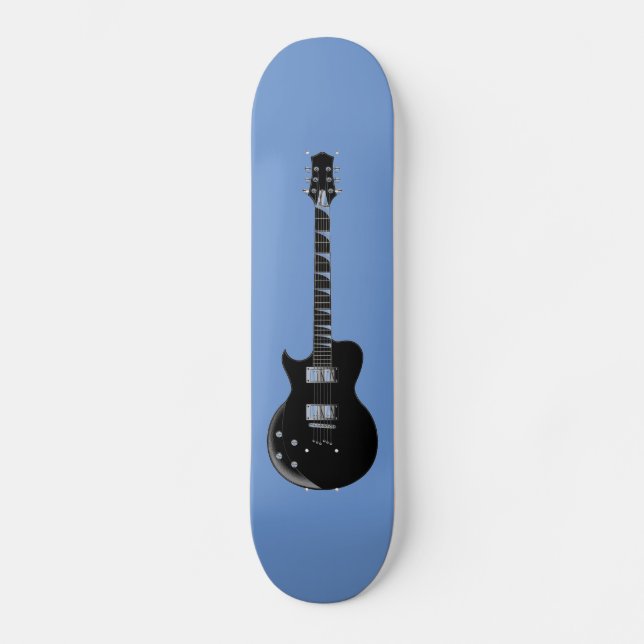 Skateboard Pop Art Guitare électrique (Recto)