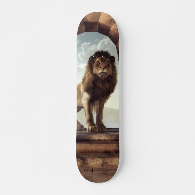 Skateboard Porte au royaume du lion (Devant)
