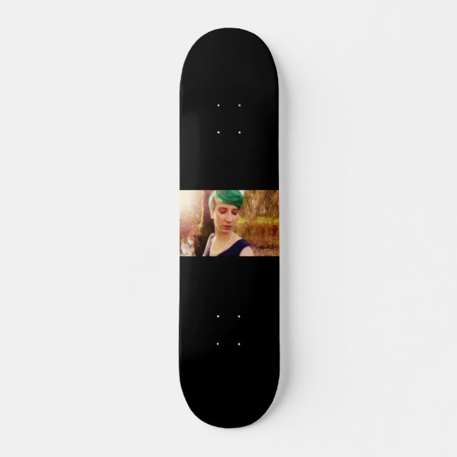 Skateboard Portrait Abstrait (Devant)