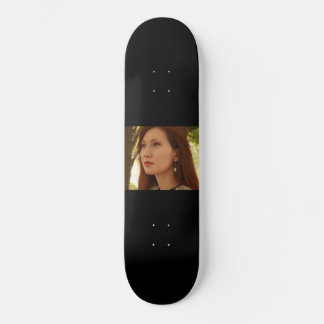 Skateboard Portrait d'une jeune fille