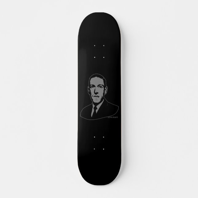 Skateboard Portrait HP Lovecraft (Devant)