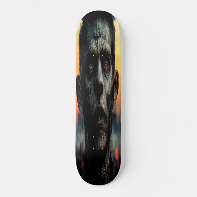 Skateboard Portrait of a Zombie (Front)