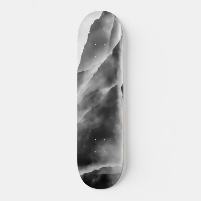 Skateboard Poser sur les rochers (Recto)