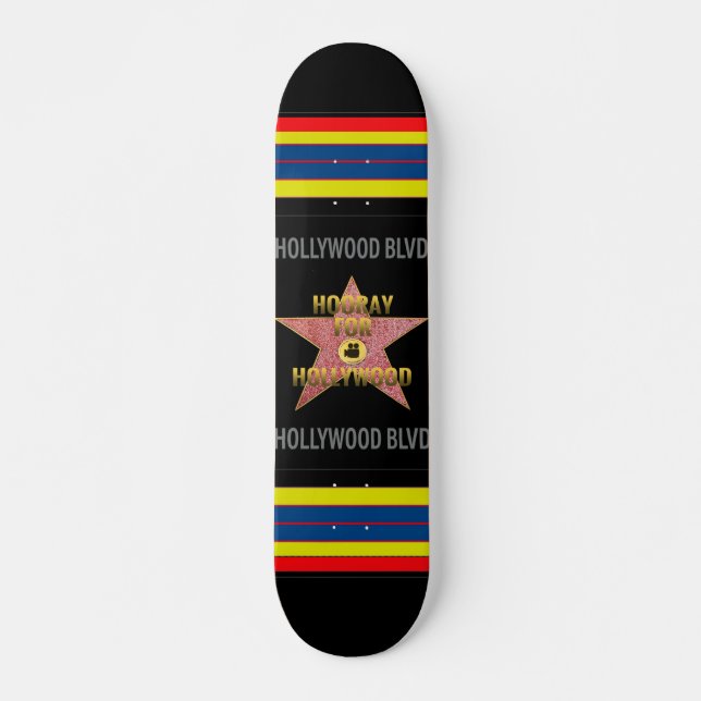Skateboard Poster Hollywood Blvd. Patinage (Devant)