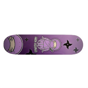 Skateboard Poulpe de Ninja ! Planche à roulettes