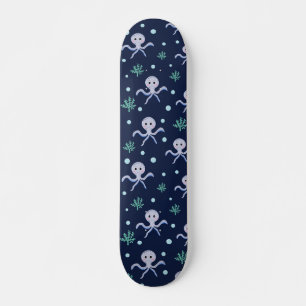 Skateboard Poulpe sous la mer motif pour enfants