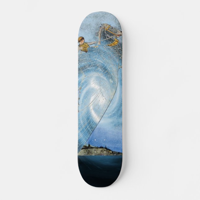 Skateboard pour cheval ailé (Recto)
